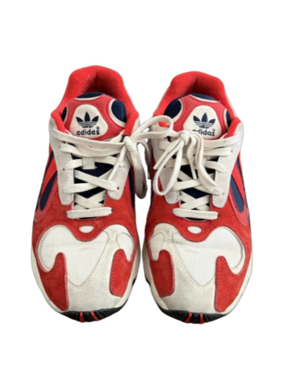 adidas Yung 1 Red & White Retro Runner Sneakers